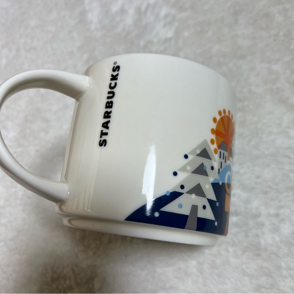 Starbucks Zurich Coffee Mug You Are Here 14 oz Lion Bridges - Picture 4 of 7